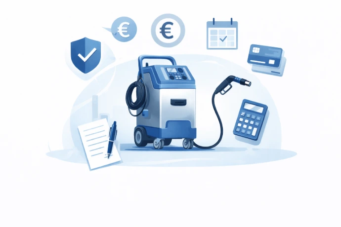 Huur uw professionele stoomreiniger voor lange duur