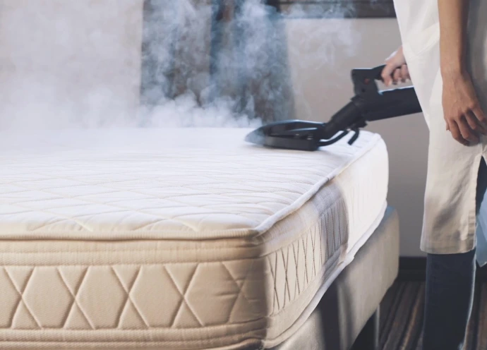 Desinfecteer uw matras met stoom